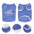 thumbnail image 4 of DOPI Pet T-shirt Letter Print Cosplay Thin Pet Dog Cats Vest Outfit for Spring Summer, 4 of 8