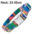 thumbnail image 2 of Buckle plastic clip collar - tie dye Swirl multicolored - 1/2 inch wide -, 2 of 5
