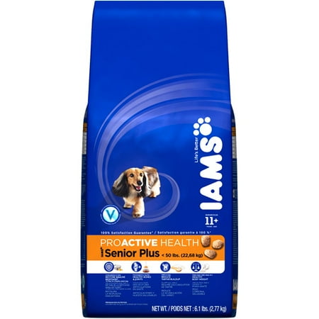 Senior Dog Food >> Iams Proactive Health Senior Plus 11 Years Dog Food 6 1 Lbs Senior Dog Food >> Iams Proactive Health Senior Plus 11 Years Dog Food 6 1 Lbs