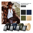 thumbnail image 2 of 2pzs Cinturones Táctico Ajustable Lona Tejida Casual Militar Xtellar multicolor, 2 of 4