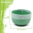 thumbnail image 3 of BambooMN Matcha Traditional Tea Bowl - Mint Green - 1 Piece, 3 of 6