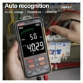 thumbnail image 4 of Ultra-thin Digital Multimeter True RMS AC DC Current NCV Voltmeter Ohm Hz Capacitance Diode Tester 6000 Counts NJTY T5 ,High Efficiency, 4 of 7