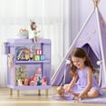 thumbnail image 4 of UniVerse  Nightstand,Bedside Table,Teen Girls Night Stand,Toddler Night Stand,End Table for Girls Room Storage,Purple Nightstand, 4 of 18