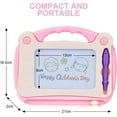 thumbnail image 2 of Magnetic Painting Board, Magnetic Board for Kids, Magnetic Magic Boards, Pink, 2 of 4