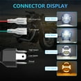 thumbnail image 5 of Motorcycle Headlight,Beam Round Led With /turn 5-3/4 5.75 Inch Ip67 5.75 Inch Ip67 Waterproof Headlamp With Waterproof Car /turn, 5 of 7