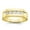 Yellow, variant on Auriga 10k White Gold Lab Grown Diamond VS/SI GH, 5-Stone Men's Channel Ban Size- 10