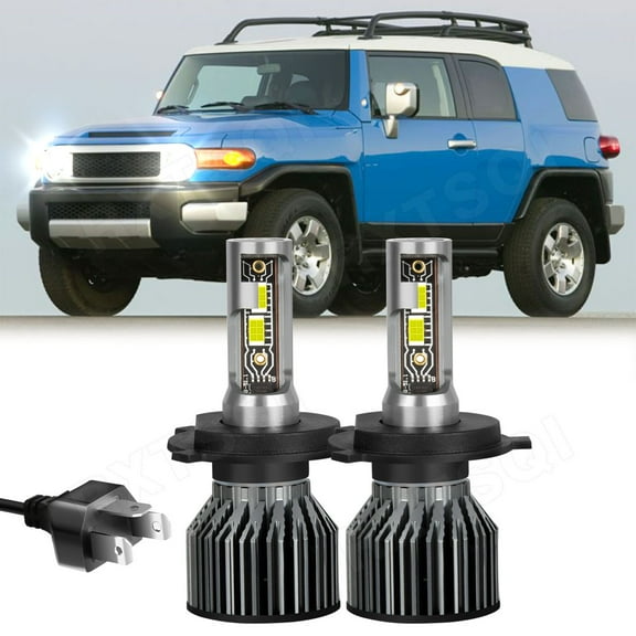 For Toyota FJ Cruiser 2014-2007 H4 9003 LED Headlight Kit High Low Beam Bulbs,V2T