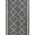 thumbnail image 3 of JONATHAN Y SANTA MONICA 3 x 5 Area Rug, Derya Tribal Diamond Trellis - Black/Ivory, SMB129E-3, 3 of 10