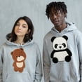 thumbnail image 3 of 2Pcs Large Embroidered Patches Bear Panda Sew On Patch Applique for Clothes Bags Jackets, 3 of 9
