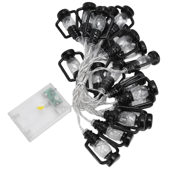 LHCER LED String Light,20LED String Light 9.8ft Warm Retro Hallowmas Kerosene String Light for Garden Home Festival Decoration,,String Light,Hallowmas String Light