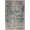 Multicoloured, variant on 5' X 7' Blue And Beige Abstract Power Loom Distressed Non Skid Area Rug