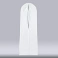 thumbnail image 2 of Women��s Dress and Gown Garment Bag  Large Wedding Dress Non-woven Dust Cover Storage -  71'' x 27.5'' White, 2 of 7
