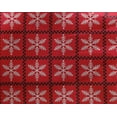 thumbnail image 4 of oneOone Georgette Viscose Red Fabric Merry Christmas Craft Projects Decor Fabric Printed By The Yard 42 Inch Wide, 4 of 4
