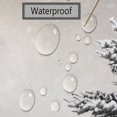 thumbnail image 4 of Christmas Shower Curtain, Cute Snowman Snowflake Forest Grey Winter Fabric Shower Curtains for Bathroom, Xmas Holiday Gray Bathroom Accessories Decor with Hooks Set 72 x 72 Inches, 4 of 6