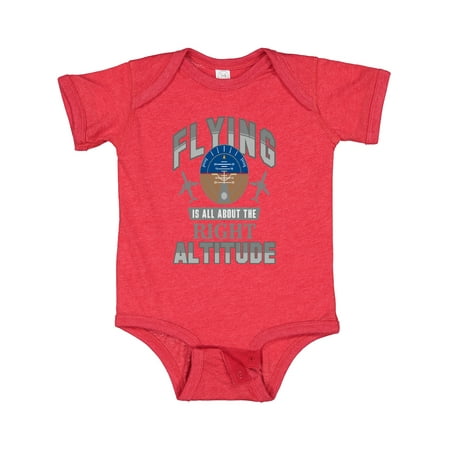 

Inktastic Pilot Flying About Right Altitude Gift Baby Boy or Baby Girl Bodysuit