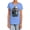 Carolina Blue, variant on The Hobbit Thorin Oakenshield Women's T Shirt, Athletic Heather, 2X-Large