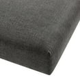 thumbnail image 7 of Solace Modular Upholstered Fabric Ottoman in Charcoal, 7 of 7