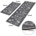 thumbnail image 3 of Farmhouse Kitchen Mat Set Anti Fatigue 2 Piece, Non-Skid Waterproof Kitchen Mats and Rugs Cushioned, Washable Kitchen Rug Flowers Floor Comfort Mats for Kitchen Home, 17 x 47 and 17 x 30 Inches, 3 of 6