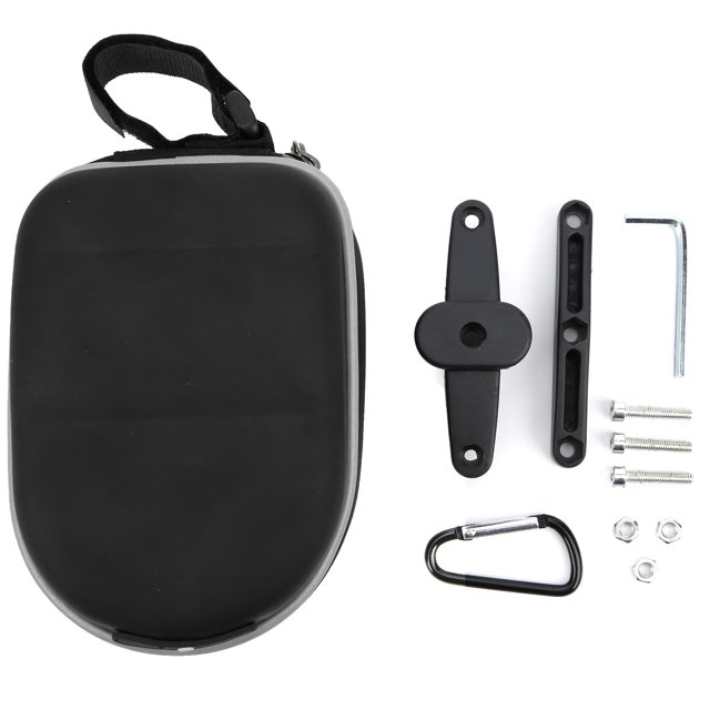 Bolsa de Bicicleta YLSHRF Bolsa Trasera de Bicicleta Ligera Negra EVA A Prueba de Golpes