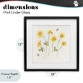 thumbnail image 4 of Stupell Industries Cottage Sweet Honey Wildflowers Black Framed Print Under Glass, 13 x 13, by Beth Grove, 4 of 8