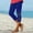 Blue 1, variant on Simua Capris Pants for Women High Waisted Summer Printed Tight Leggings