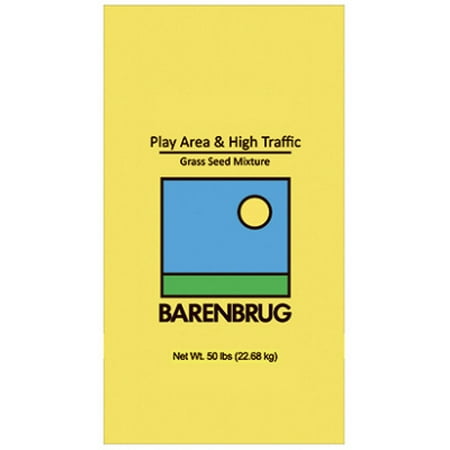 Barenbrug 13086 50 lbs. Play Area & High Traffic Grass (Best Grass For Desert Areas)