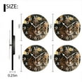 thumbnail image 2 of Personalized Wall Clock Non-Ticking Silent Clocks Battery Operated Round Clocks Decorative for Bathroom,Office-Adorable Cat With Soft Fur And Big Eyes(14inch), 2 of 4