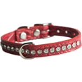 thumbnail image 2 of OmniPet Signature Leather Crystal Dog Collar Made in USA, 2 of 8