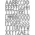 thumbnail image 1 of 60 ABC Alphabet Wall Decals/Black and White Zebra Print Letters Wall Stickers / 3.5in Zebra Print Letters Decals, 1 of 2
