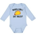 thumbnail image 3 of Inktastic When Can I Eat Tacos Baby Boys or Girls Long Sleeve Baby Bodysuit, 3 of 5