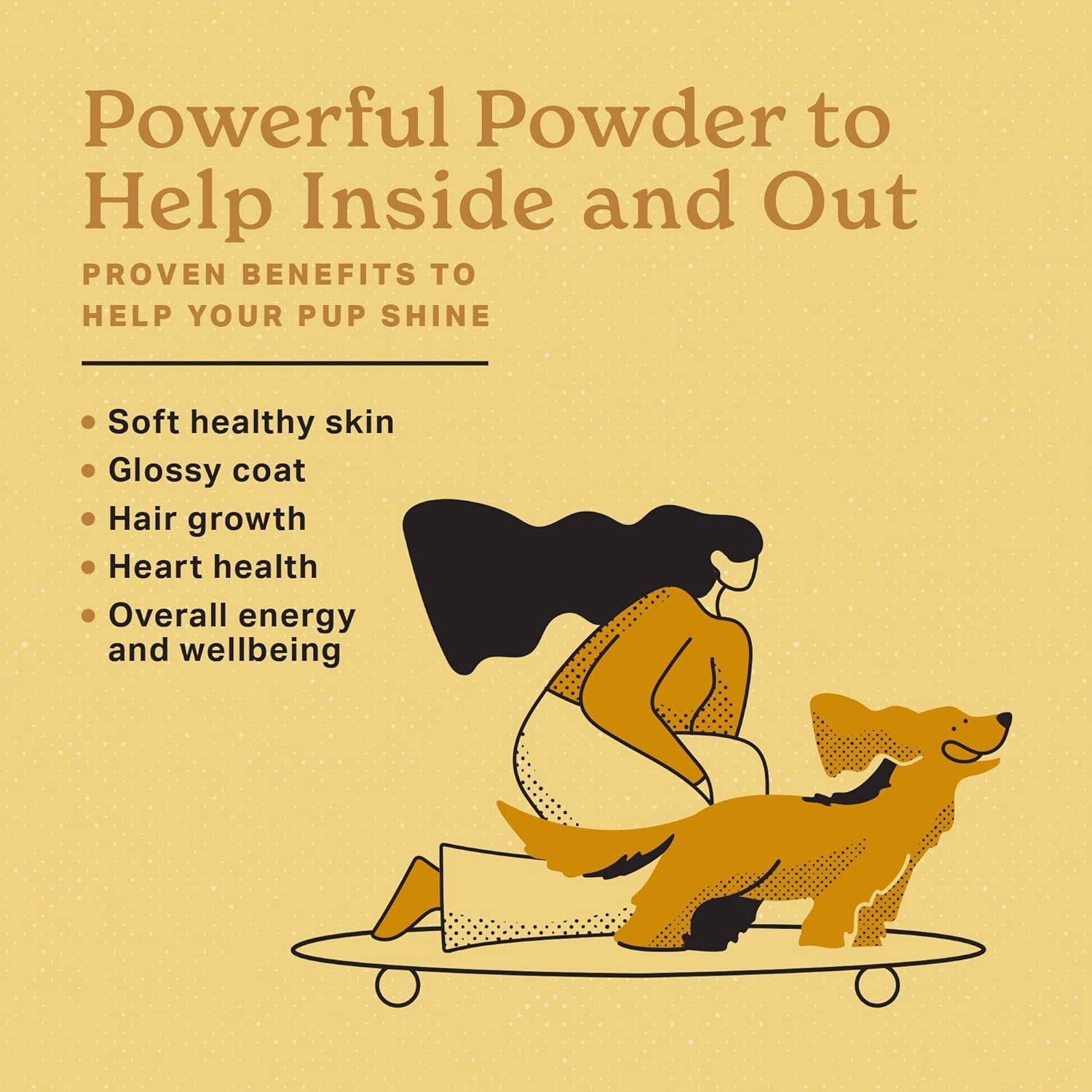 The Missing Link Skin & Coat + Probiotics Supplement 1lb Bag 2/Pack - Powerful Superfood Powder for Dogs Supports Healthy Skin & Glossy Coat, Promotes Hair Growth