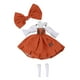 thumbnail image 2 of Ropa de moda para muñecas BJD, vestido de fiesta para muñeca niña, escala 1:6, conjuntos de ropa para Ob22 Tirantes Naranja, 2 of 9