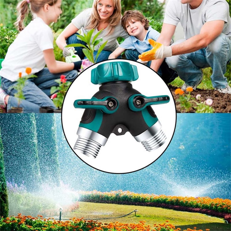 Umexus 2-Way Garden Hose Splitter, Heavy Duty Y Connector photo 6