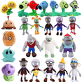 thumbnail image 2 of Plantas vs Zombies Juguetes de peluche Girasol WallNut Cherry Bomb Peashooter Potato Mine Chomper Snow Pea Plush Regalo de cumpleaños para niños, 2 of 5