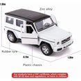 thumbnail image 5 of 1:36 Scale Benz G63 Car Model for Kids, Alloy Pull Back G Wagon White, 5 of 5