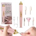 thumbnail image 1 of 5 in 1 Electric Nail Polish Drill Machine With Light Portable Mini Electric Manicure Art Pen Tools For Gel Remover, 1 of 4