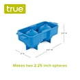 thumbnail image 4 of True Neptune Sphere Ice Mold, Ice Tray for Cocktails, Home Bar, Party, Blue, 4 of 8