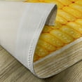 thumbnail image 5 of Ambesonne Food Art Place Mats Set of 4, Corn Stem with Raindrops, Standard Size, Yellow and Cream, 5 of 6