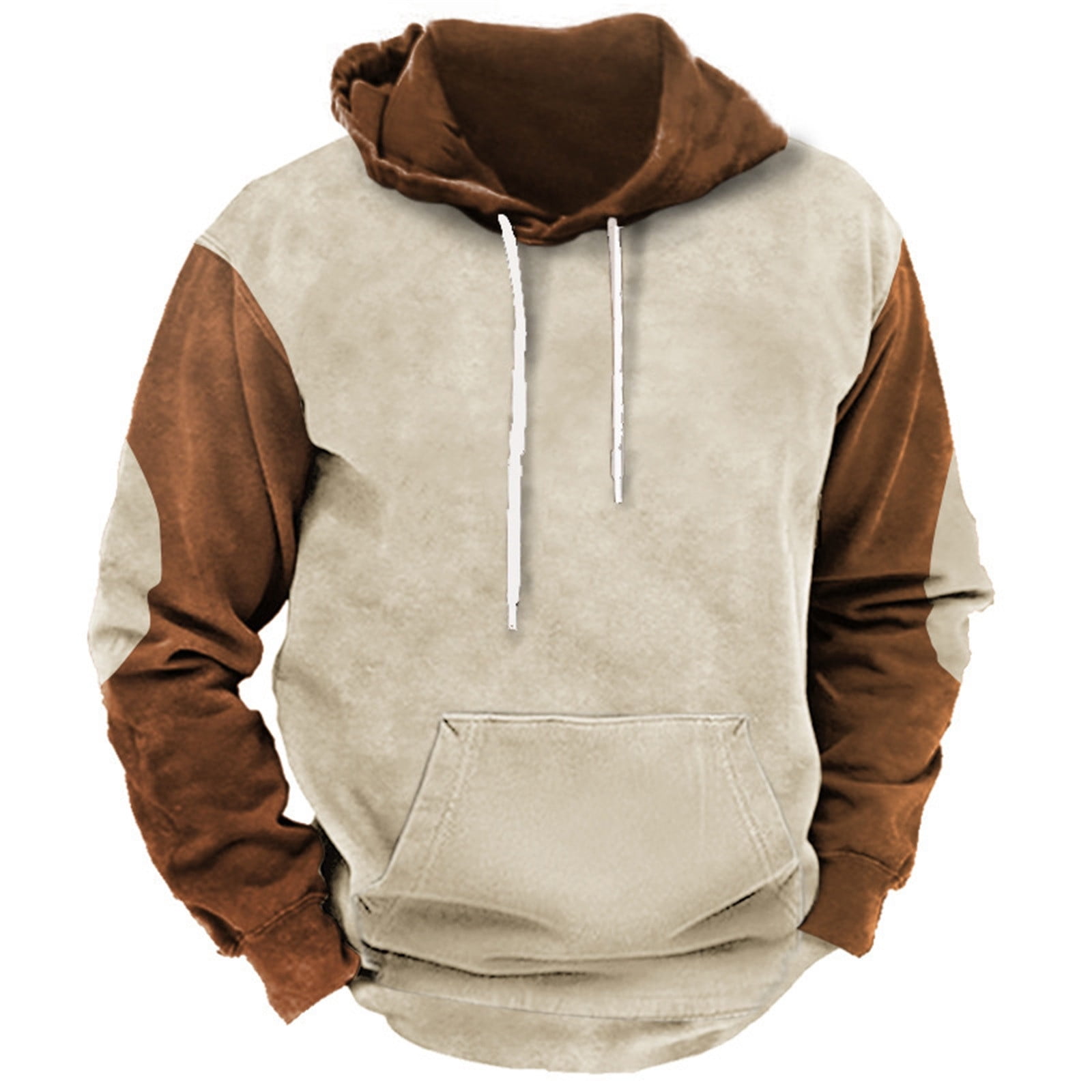 HUITKMM Oversized Hoodies for Men Men Winter Autumn Casual O Neck