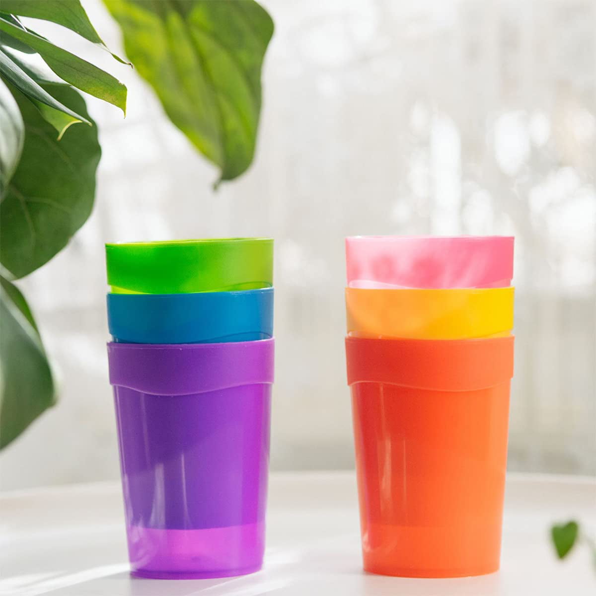 Greenco Small Plastic Cups for Kids, 5 pcs | Toddler Cups, Kid Glass,  Drinking Glasses, Outdoor Cups…See more Greenco Small Plastic Cups for  Kids, 5