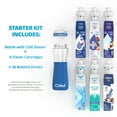 thumbnail image 3 of Cirkul 22 fl oz Plastic Bottle and Navy Chill Sleeve Value Pack with 6 Flavor Cartridges, 3 of 12