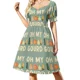 thumbnail image 4 of Vestido de manga corta Oh My Gourd, vestidos de verano, vestidos africanos para mujer, 4 of 8