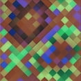 thumbnail image 1 of Ahgly Tapis d'Intérieur Lavable en Machine Carré Vert, 4 Pieds Carré, 1 of 7