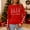 Red, variant on Christmas Shirts for Women Funny Merry Christmas Graphic T Shirts V Neck Long Sleeve Xmas Tops Blouse