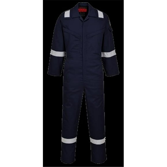 Portwest UAF73NAR48 Araflame NFPA 2112 Combinaison, Marine - Taille 48