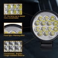 thumbnail image 2 of de trabajo LED circulares a prueba de agua luces de manejo de camiones todoterreno 140W 1/2x3 "luces Speravity VI012388-01, 2 of 6