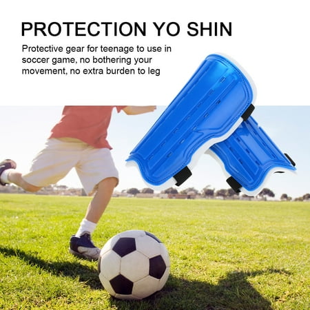 1Pair Kids Soccer Shin Guards Football Padded Knee Protectors Adjustable Strap Protective Gear ,Shin Guard, Soccer Keen