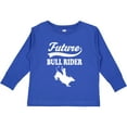 thumbnail image 3 of Inktastic Future Bull Rider Rodeo Riding Boys Long Sleeve Toddler T-Shirt, 3 of 5