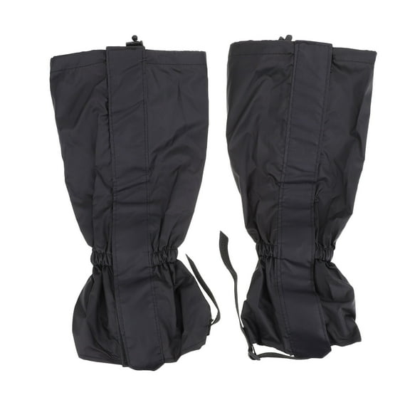 MUSEYA 1 Pair Mountaineering Leg Gaiter Black for Outdoor Activities Hiking Fishing