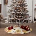 thumbnail image 6 of Bingfone Christmas Tree Skirt Mat Christmas Decoration Interior 30"-Groovy Floral, 6 of 8
